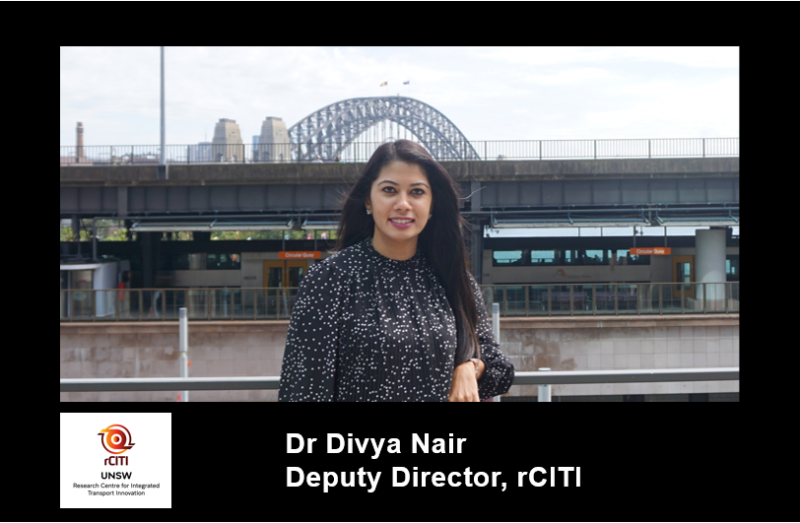 Dr Divya Nair, rCITI Deputy Director